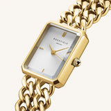 Rosefield - Octagon XS Double Chain Gold Watch