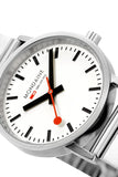 Mondaine - Classic White Dial Bracelet Watch