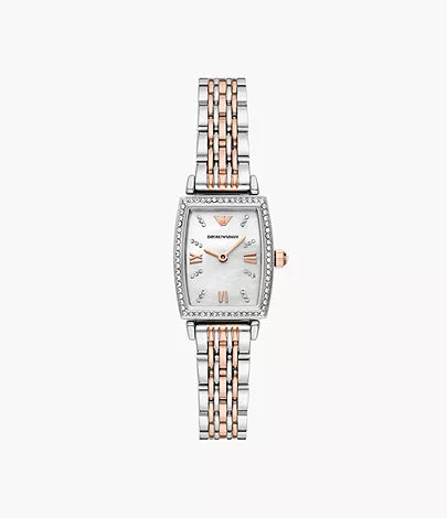 Emporio Armani - Two-Tone Stainless Steel Ladies Watch