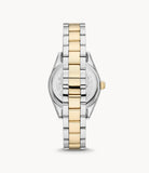 Emporio Armani - Three Hand Two Tone Stainless Steel Ladies Watch