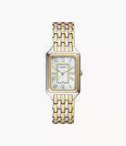 Fossil - Raquel Three-Hand Date Two-Tone Stainless Steel Watch