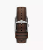 Fossil - Carraway Three-Hand Brown Leather Watch