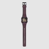 Casio - Digital LED Brown Resin Band Watch