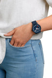Mondaine - Deep Ocean Blue Textile 41mm Watch