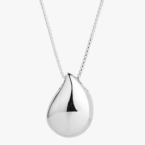 Najo - Sunshower Large Pendant Necklace Silver