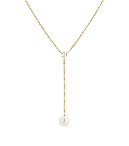 Dyrberg/Kern - Globe Y-Necklace Maxi Gold