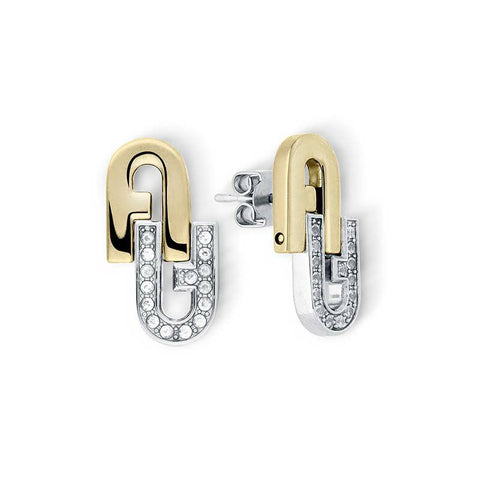 Furla Jewellery - Two Tone Double Arch Earrings