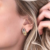 Furla Jewellery - Two Tone Double Arch Earrings