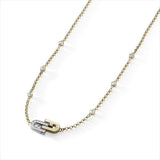 Furla Jewellery - Two Tone Crystal Double Arch Necklace