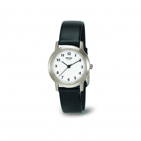Boccia - Titanium and Leather Strap Watch