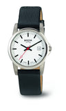 Boccia - Titanium Leather Strap Watch with Date
