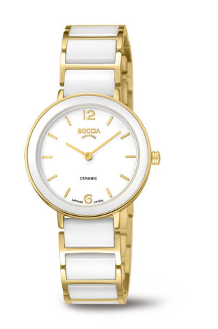 Boccia - Titanium Gold Plated and Ceramic Watch
