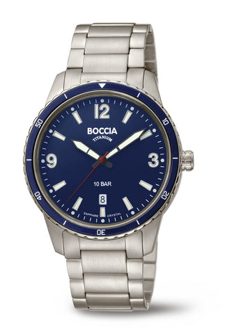 Boccia - Titanium Watch with Blue Face