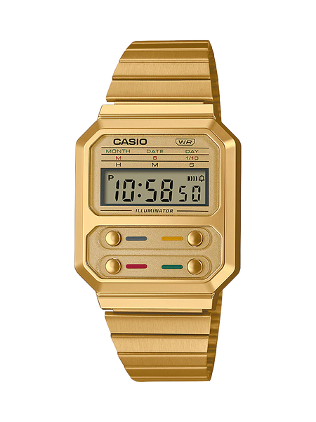 Casio - Vintago 100A Gold Watch