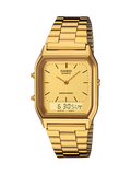 Casio - Dress Duo Gold Tone Watch
