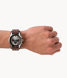 Fossil - Coachman Chronograph Brown Leather Watch