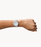 Fossil - Stella Three-Hand Date Stainless Steel Watch