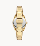 Fossil - Scarlette Three-Hand Day-Date Gold Watch