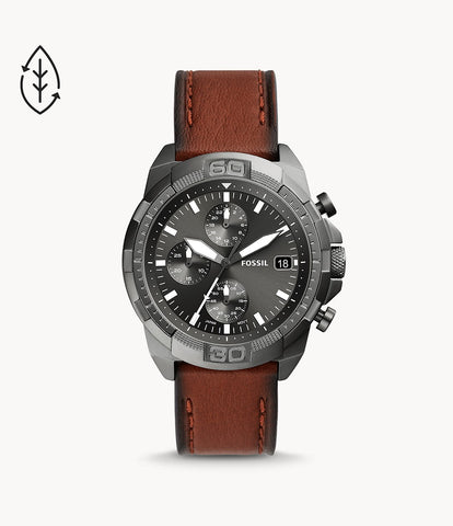 Fossil - Bronson Chronograph Brown Eco Leather Watch