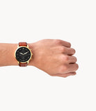 Fossil - Hybrid Smartwatch Neutra Brown Leather