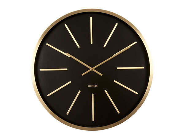 Karlsson Wall Clock - Maxiemus Gold Black Dial