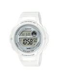 Casio - Ladies Digital White Silver Watch