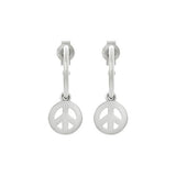 Karen Walker - Mini Peace Hoop Earrings