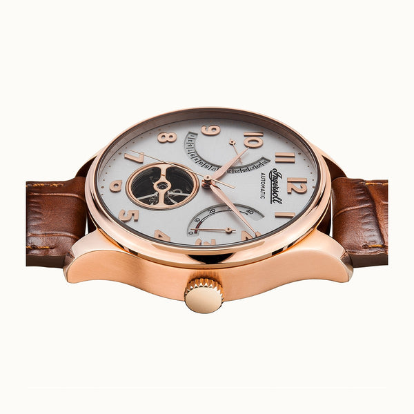 Ingersoll The Hawley Automatic Gold Brown Watch – Brent