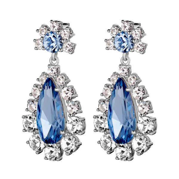 Dyrberg/Kern - Lucia SS Light Blue/Crystal Earring