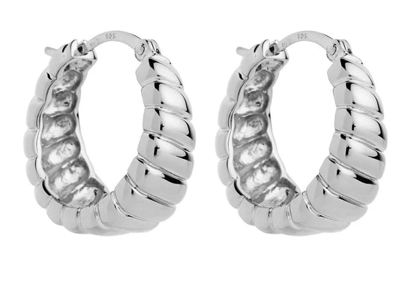 Najo - Thalassa Hoop Earring Silver