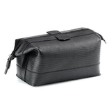 Cudworth - Black Lizard Leather Toiletry Bag