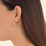 Rosefield -  Bubble Hoops Gold Plated