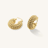 Rosefield -  Bubble Hoops Gold Plated