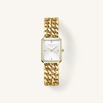 Rosefield - Octagon XS Double Chain Gold Watch