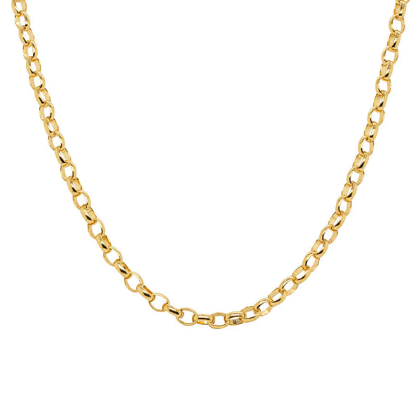 Brent Weatherall - Gold Plated BO1 Oval Belcher Chain