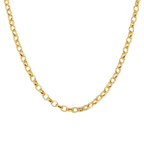 Brent Weatherall - Gold Plated BO1 Oval Belcher Chain