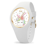 Ice Watch - Fantasia Collection Unicorn Gold Case & White Strap