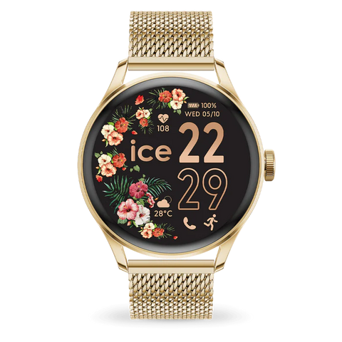 Ice - Smart Watch 2.0 Amoled Screen Gold Milanese