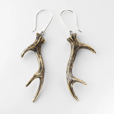 Nick Von K - Brass Stag Earrings