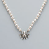 Nick Von K - Mini Kraken Octopus Pearl Necklace