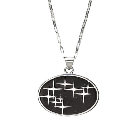 Nick Von K - Matariki Pendant in Black Pounamu