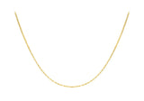Brent Weatherall Jeweller - 9ct Yellow Gold Paper Chain Necklace 50cm