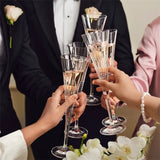 Waterford - Lismore Diamond Toasting Flutes Set Of 2