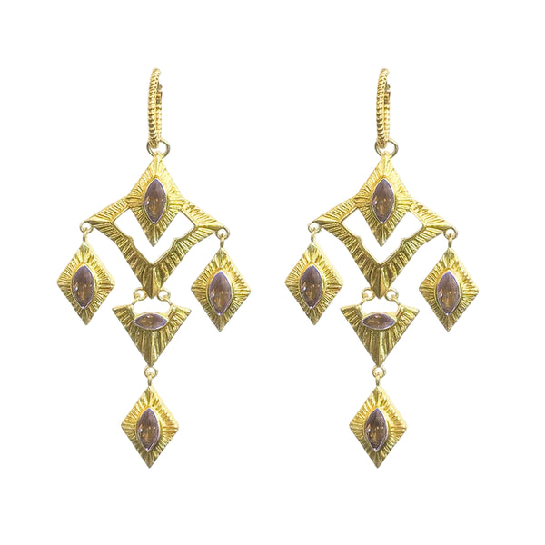 Lindi Kingi - Sagrada Earrings | Espresso & Gold
