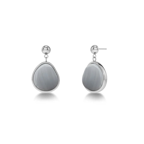 Edblad - Agatha Earrings Grey Steel