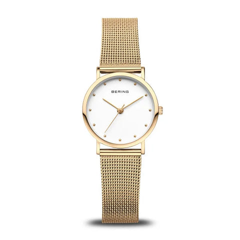 Bering - Classic 26mm Polished Gold Watch