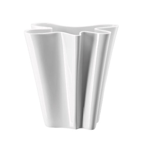Vase - Flux Wave Vase White 26cm