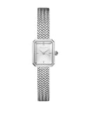 Rosefield - Mini Octagon White Dial Stainless Steel Watch