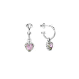 Stolen Girlfriends Club - Love Claw Anchor Earrings Mystic Quartz