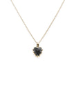 Stolen Girlfriends Club - Mini Love Claw Necklace Gold Plated Onyx